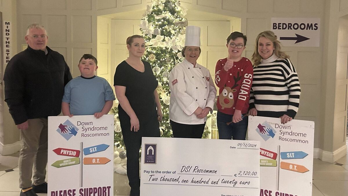 Dara Condron Hotel's festive cookery demonstration raises €2,120 for Roscommon ...