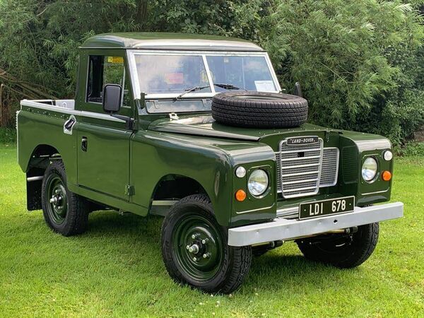Sean's Land Rover fresh after refurbishment.