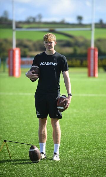 Andy Quinn pictured in native Creggs before his big move to the USA. 