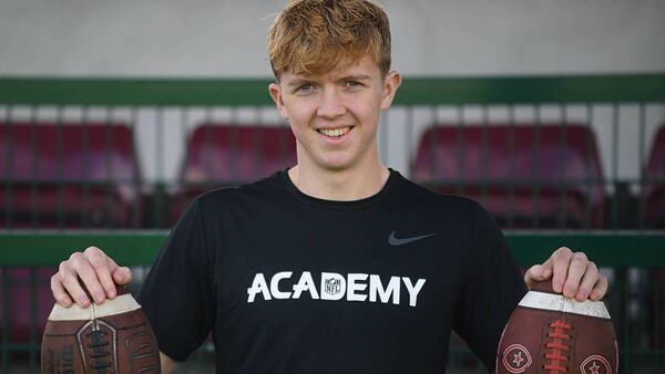 Young Creggs man showing plenty of steel in pursuing his gridiron dreams