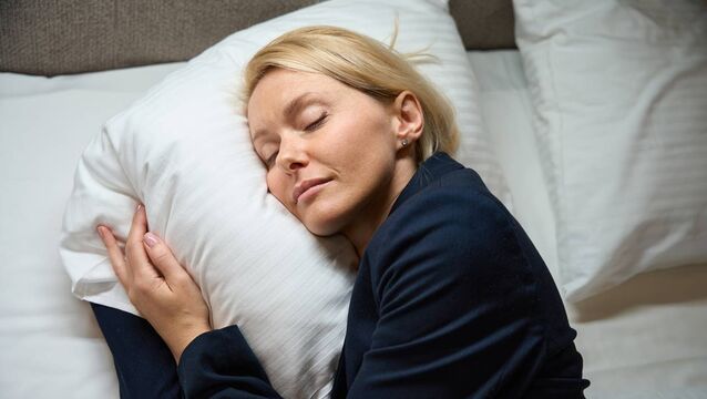 <p>Sleeping soundly in menopause</p>
