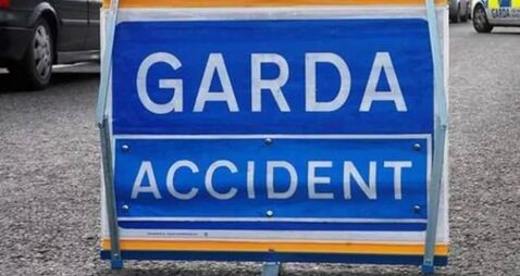 Truck overturns in County Roscommon
