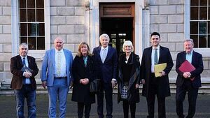 Fine Gael and Fianna Fáil leaders welcome agreement to shape next government Fine Gael and Fianna Fáil leaders welcome agreement to shape next government
