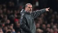 Ange Postecoglou remains determined to steer Tottenham to safety