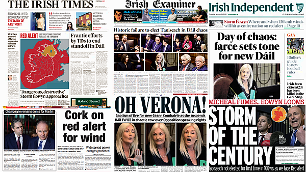 What the papers say: Thursday's front pages