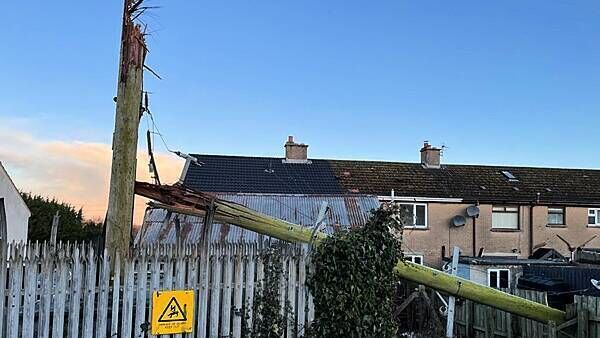 Thousands remain without power in Northern Ireland following Storm Éowyn