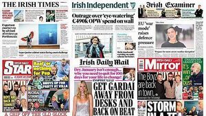 What the papers say: Wednesday's front pages What the papers say: Wednesday's front pages