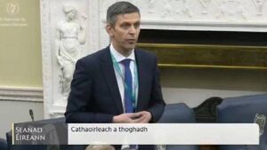 Roscommon senator makes maiden speech in Seanad Éireann
