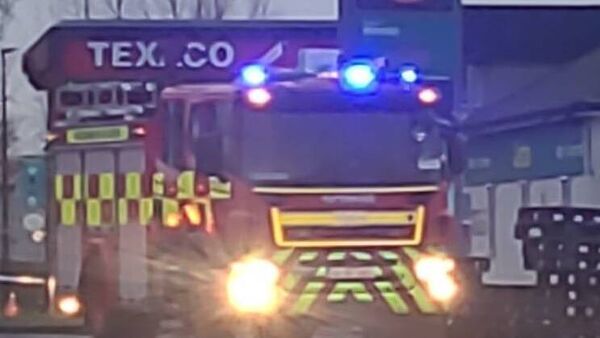 Fire service dealing with reported fire at Roscommon business premises