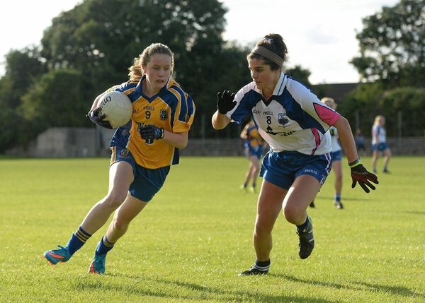 Heather Payne in action for the Roscommon U-16 girls' football team during the 2015 All-Ireland B final against Waterford. Heather Payne in action for the Roscommon U-16 girls' football team during the 2015 All-Ireland B final against Waterford.