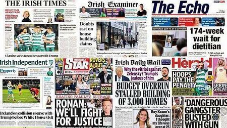 What the papers say: Friday's front pages