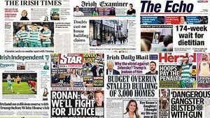 What the papers say: Friday's front pages What the papers say: Friday's front pages