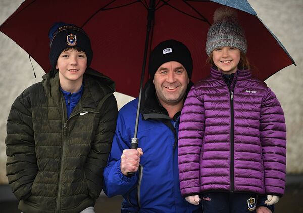 Roscommon Gaels and Roscommon supporters, Brian, Greg and Jessica McNeela, supporting the Roscommon senior footballers against Monaghan on Sunday last. Roscommon Gaels and Roscommon supporters, Brian, Greg and Jessica McNeela, supporting the Roscommon senior footballers against Monaghan on Sunday last.