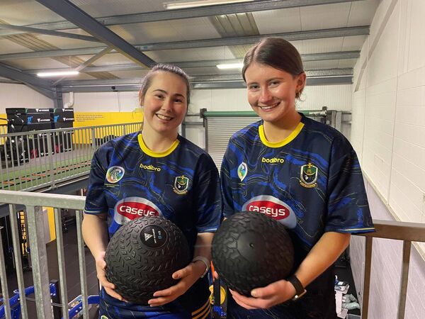 Oonagh Kelly (Four Roads) and Orla Connolly (Oran) at training ahead of next weekend's Division Three League game against Tyrone. Oonagh Kelly (Four Roads) and Orla Connolly (Oran) at training ahead of next weekend's Division Three League game against Tyrone.