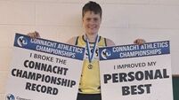 Roscommon boy breaks 18-year-old Connacht shot putt record