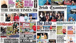 What the papers say: Saturday's front pages