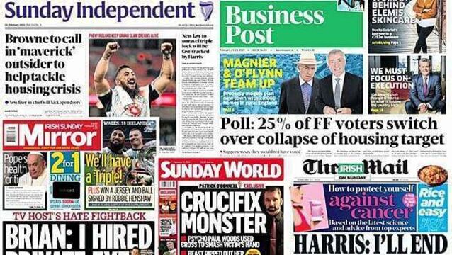 What the papers say: Sunday's front pages