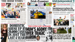 What the papers say: Monday's front pages What the papers say: Monday's front pages