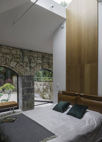 The main bedroom of the newly renovated home.