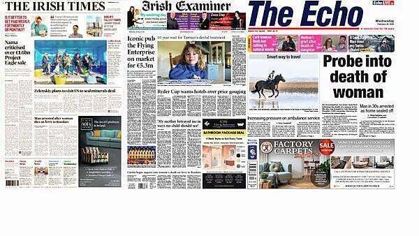 What the papers say: Wednesday's front pages