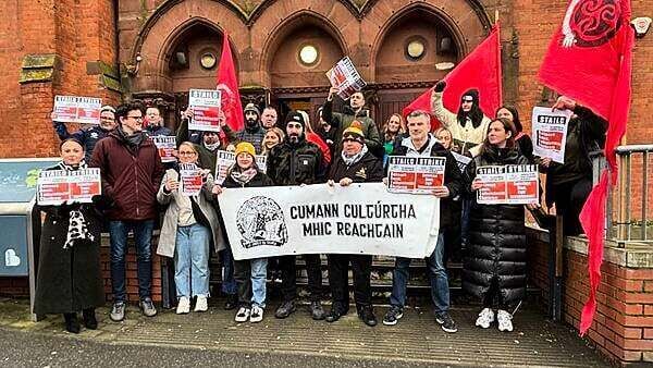 Irish language group workers strike over funding cuts