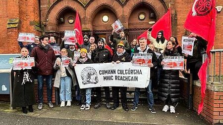 Irish language group workers strike over funding cuts