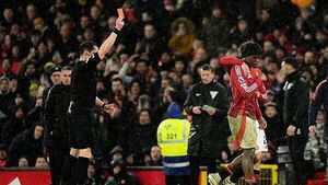 Ruben Amorim defends Patrick Dorgu after error and red card against Ipswich