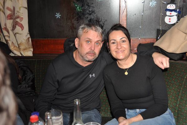 David Sullivan and Cathy Waldron at Cora Sullivan’s recent 21st birthday celebrations in Mulvihill’s Lounge, Castlerea. Pic: Liam Reynolds 