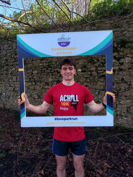 Evan O'Rourke from Oranmore was first home at Strokestown parkrun last weekend. 