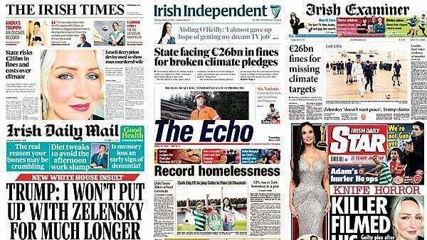 What the papers say: Tuesday's front pages