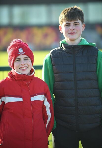 COME ON CBS: Roscommon CBS supporters, Lorcan and Jason Daly, will be hoping that their school can do the business against Patrician High School, Carrickmacross, on Sunday next. Picture: Gerard O'Loughlin COME ON CBS: Roscommon CBS supporters, Lorcan and Jason Daly, will be hoping that their school can do the business against Patrician High School, Carrickmacross, on Sunday next. Picture: Gerard O'Loughlin