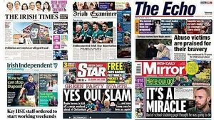 What the papers say: Saturday's front pages