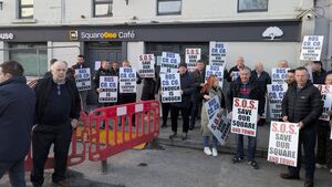 Major trader protest over public realm works in Ballaghaderreen