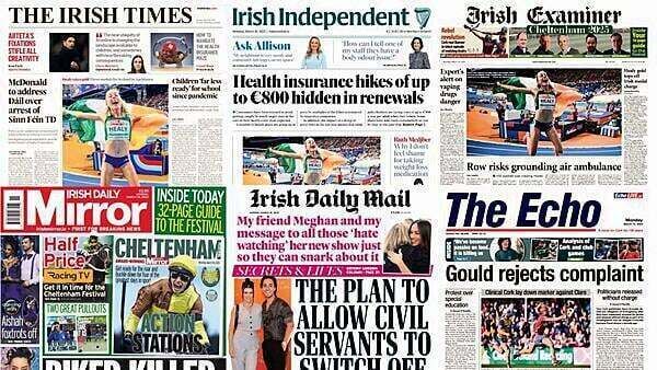 What the papers say: Monday's front pages