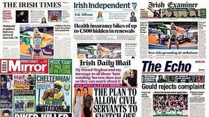 What the papers say: Monday's front pages What the papers say: Monday's front pages