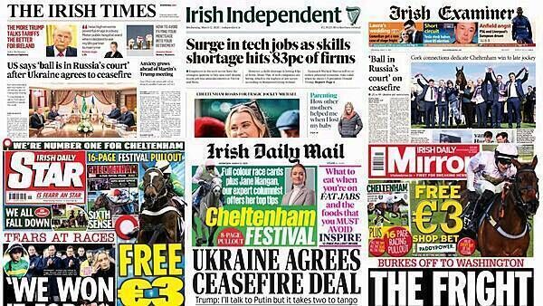 What the papers say: Wednesday's front pages