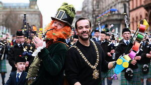 Streets of Belfast filled for colourful St Patrick’s Day parade