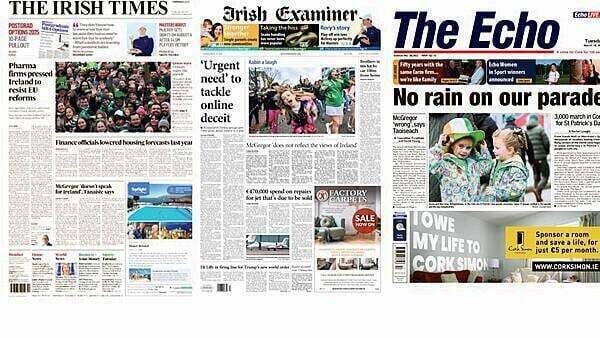 What the papers say: Tuesday's front pages