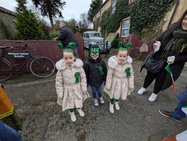 Lauren, Jack and Holly Casey enjoying the Ballintubber St. Patrick's Day parade. Pic: Liam Reynolds