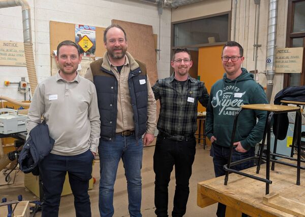 Padraic Crehan, Eoghan Garvey, Joseph Cassidy and Michael Concannon at the reunion. Padraic Crehan, Eoghan Garvey, Joseph Cassidy and Michael Concannon at the reunion.