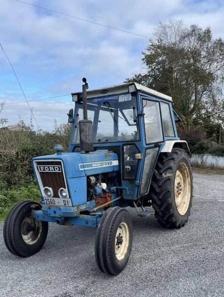 Mick's famous blue tractor. Mick's famous blue tractor.