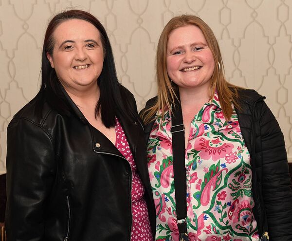 Linda Beirne, Tulsk and Chloe Kiernan, Elphin, pictured at a Tina Turner tribute concert in the Abbey Hotel, Roscommon. Pic: Gerard O’Loughlin