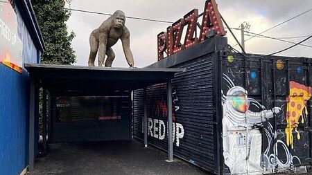 Circle K objects to Charlie Chawke's plan to retain lifesize gorilla and other outdoor elements at bar