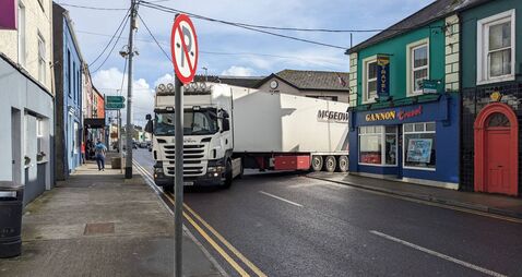 Traffic safety scheme in Castlerea queried
