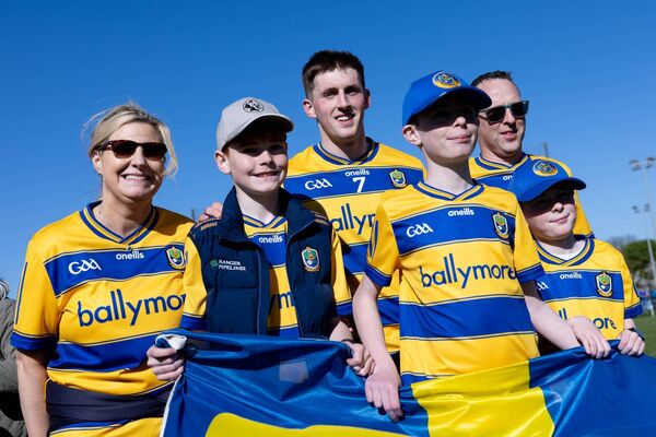 Dylan Ruane with Roscommon supporters following his side's 2-26 to 0-13 against London in Ruislip on Saturday afternoon. Picture: INPHO/Juan Gasparini Dylan Ruane with Roscommon supporters following his side's 2-26 to 0-13 against London in Ruislip on Saturday afternoon. Picture: INPHO/Juan Gasparini
