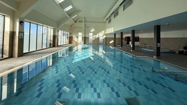 <p>The swimming pool at the former Abbeyfield Hotel in Ballaghaderreen. Splash Swim Schools Ireland has announced that it has taken over the running of the pool with a planned re-opening on Monday, April 28th. </p>