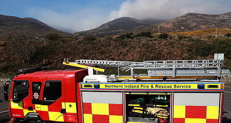 Firefighters tackle blaze in Ballygawley as wildfires continue to break out