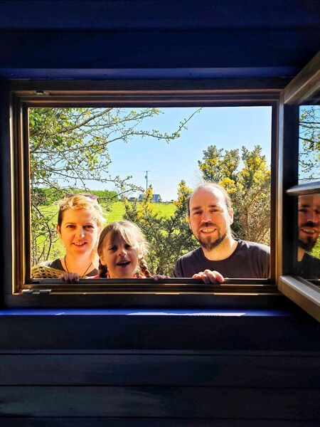 Wes, Tuesday and Ziggy from Willowbrook Glamping &amp; Hideaways, Ballaghaderreen.