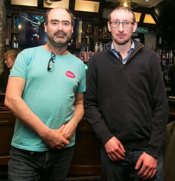 Pictured at the Roscommon Easter Parade launch at the Jailhouse, Roscommon were David Pierce, Roscommon Volunteer Centre and James McNamara. Pic: Michelle Hughes Walsh Pictured at the Roscommon Easter Parade launch at the Jailhouse, Roscommon were David Pierce, Roscommon Volunteer Centre and James McNamara. Pic: Michelle Hughes Walsh