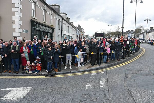 Crowds line the streets for the Strokestown Easter Parade last year. Pic. Gerard O’Loughlin Crowds line the streets for the Strokestown Easter Parade last year. Pic. Gerard O’Loughlin